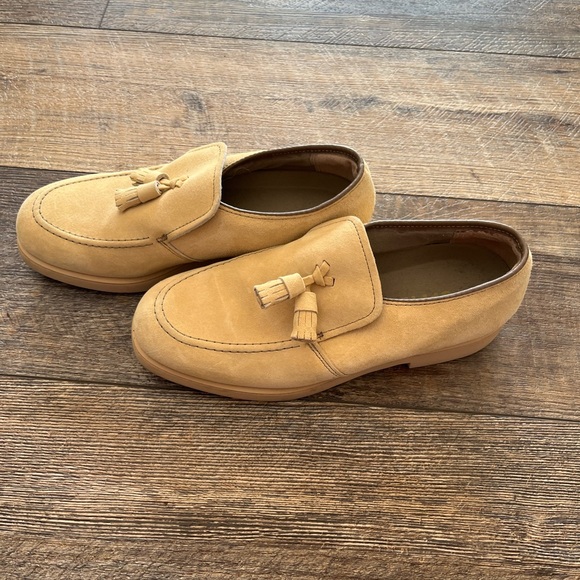 Vintage Hush Puppies Suede Loafers-7 - Picture 2 of 6